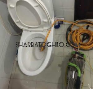 رفع گرفتگی توالت فرنگی در کیانشهر 09198010210